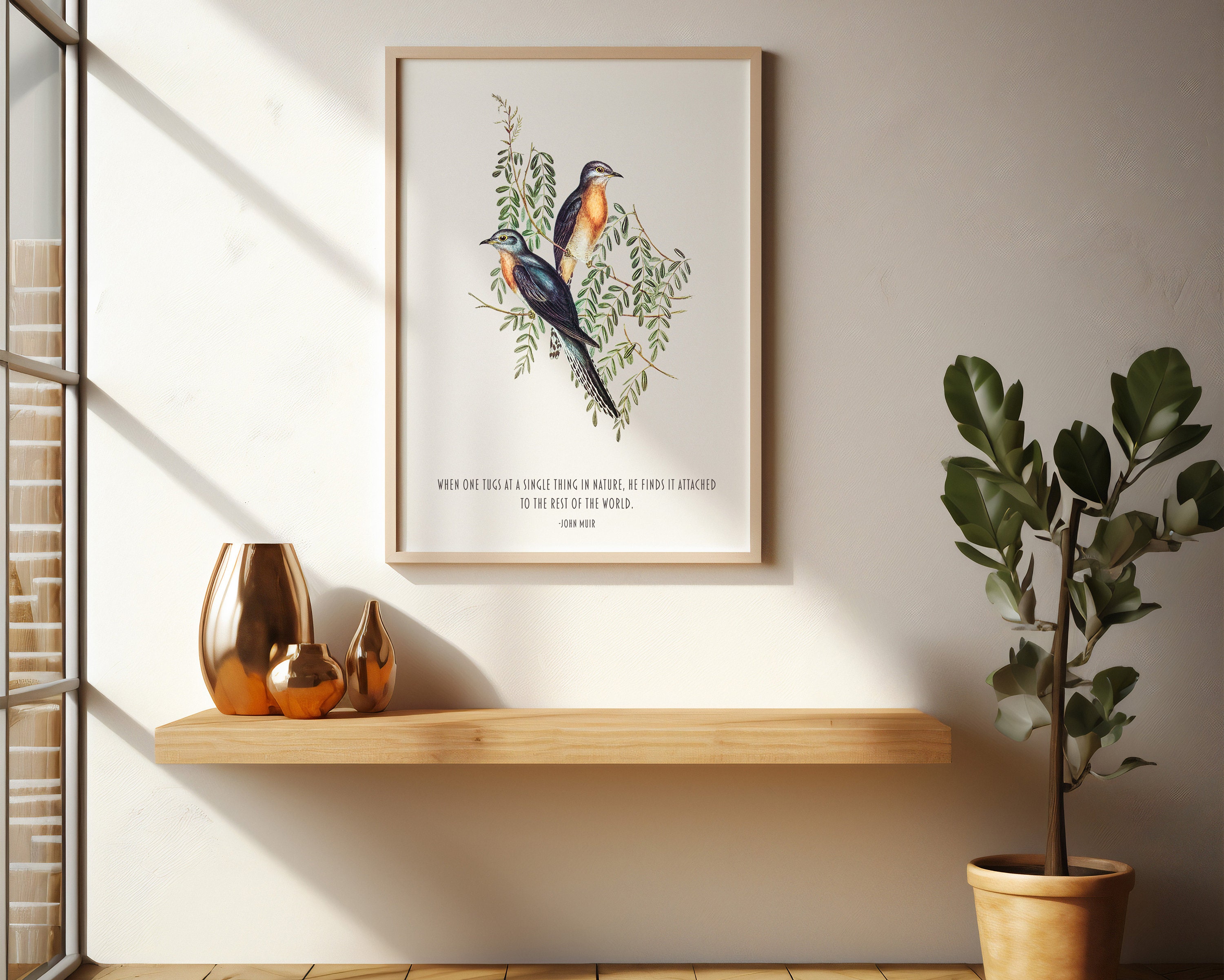 John Muir Nature Quote Wall Art Nature Wall Art Hiker Gift Naturalist Art Print Environmentalist