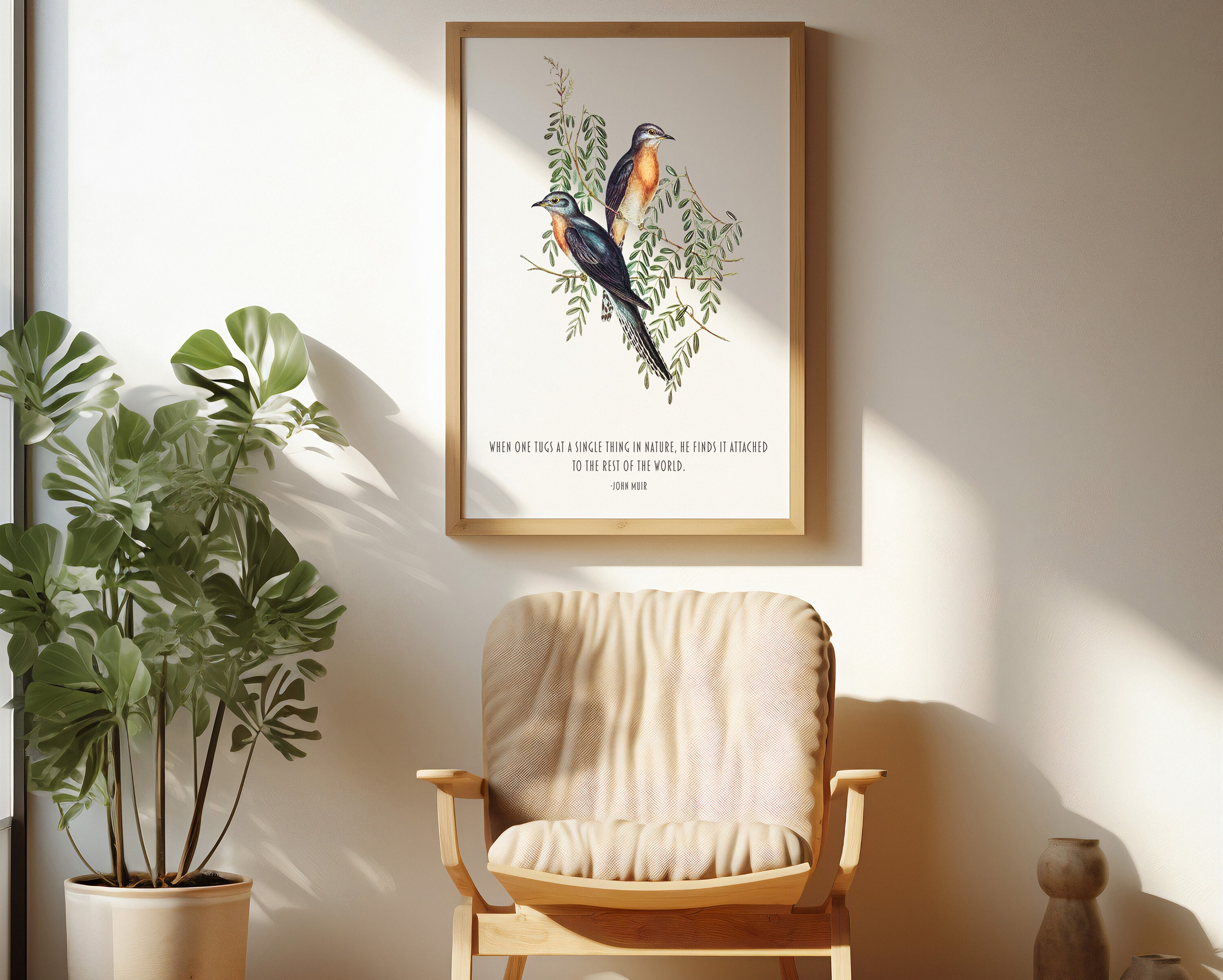 John Muir Nature Quote Wall Art Nature Wall Art Hiker Gift Naturalist Art Print Environmentalist