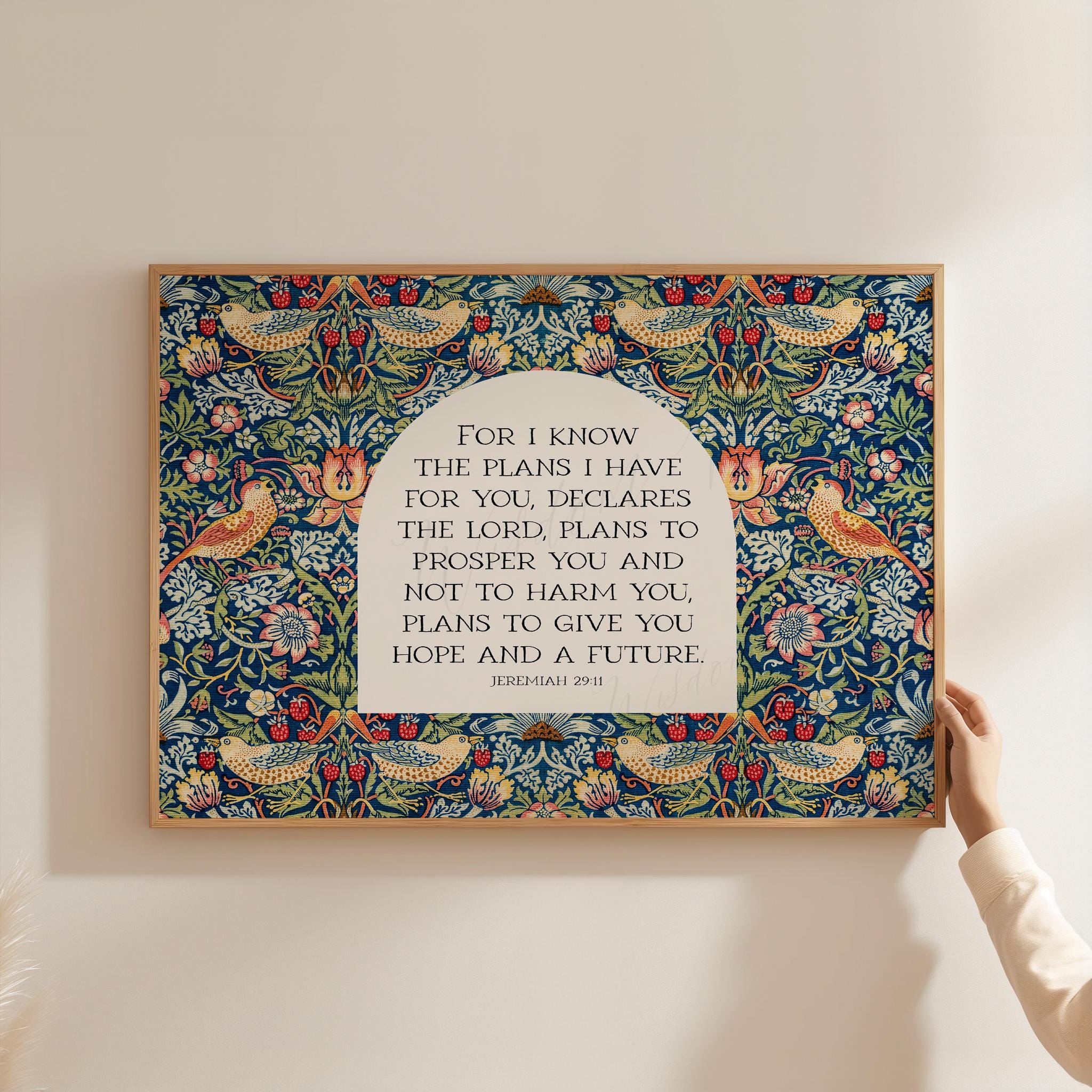 Jeremiah 29:11 "for I Know the Plans" | William Morris Christian ...