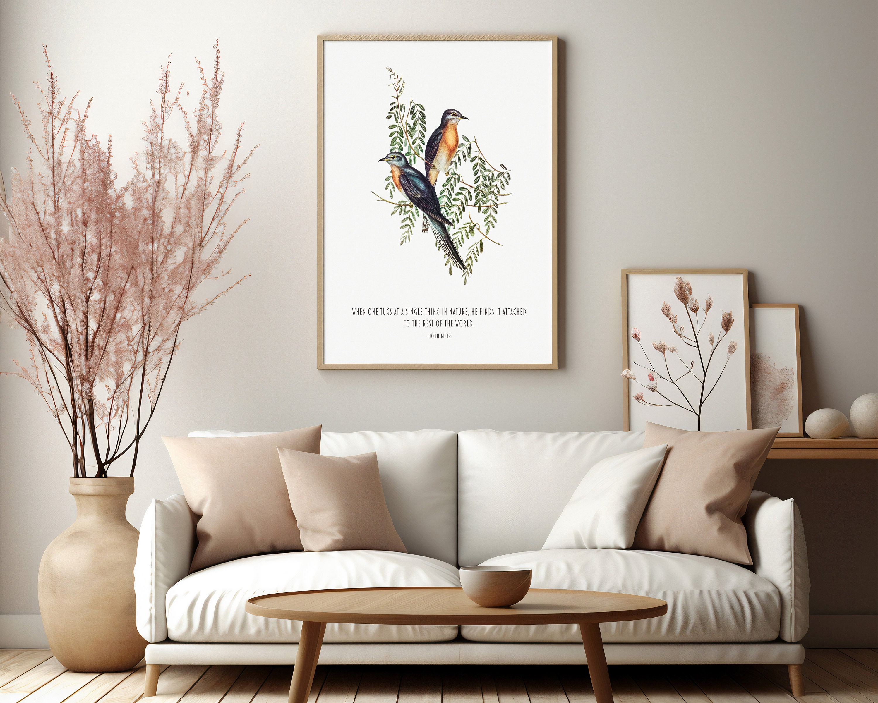 John Muir Nature Quote Wall Art Nature Wall Art Hiker Gift Naturalist Art Print Environmentalist