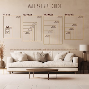wall art size guide