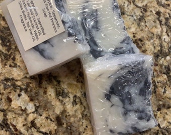 Eucalyptus, Spearmint, and Tea Tree Soap with Activated Charcoal