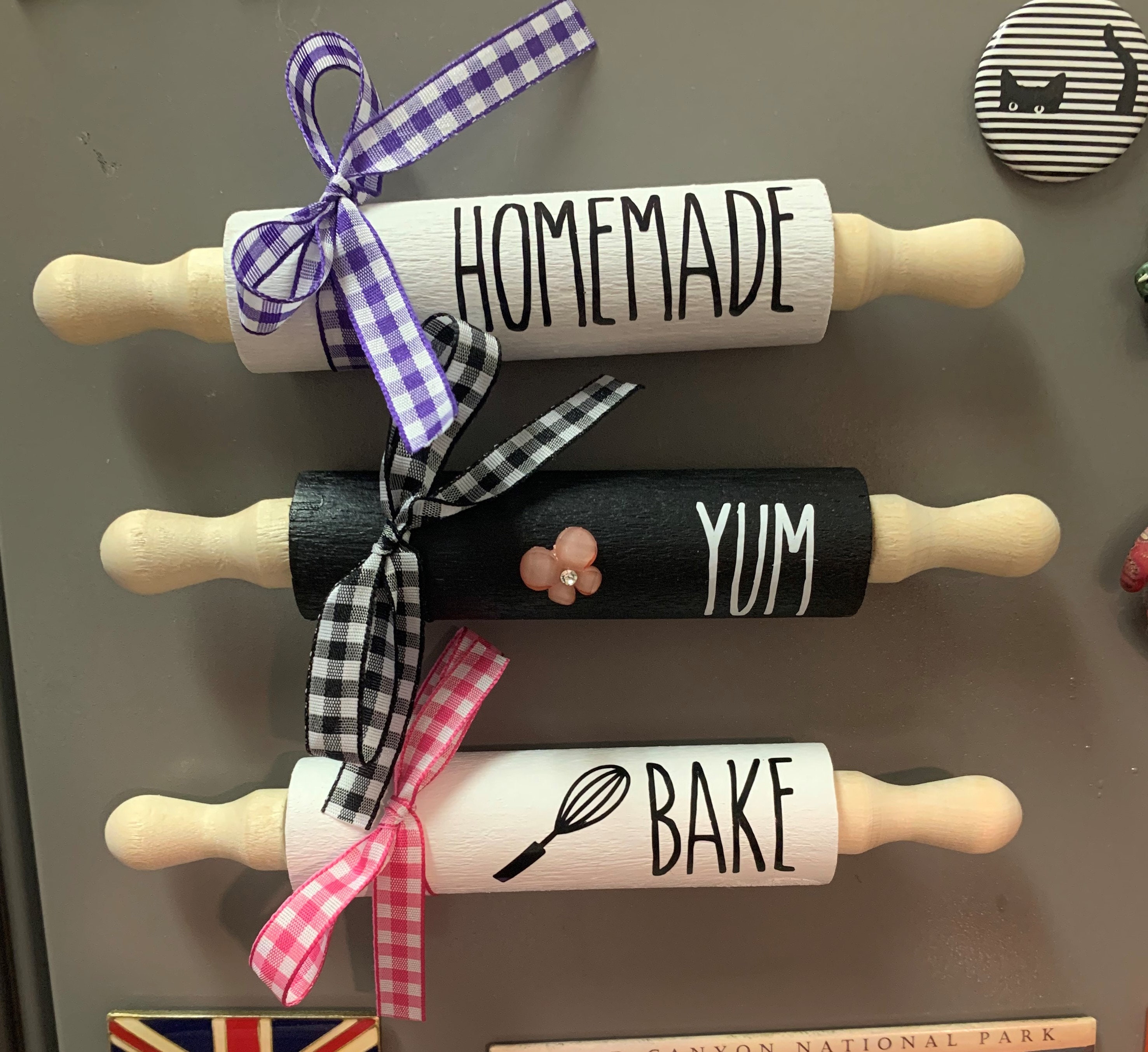 Farmhouse Farmhouse Rolling Pins Decor Rae Dunn Etsy