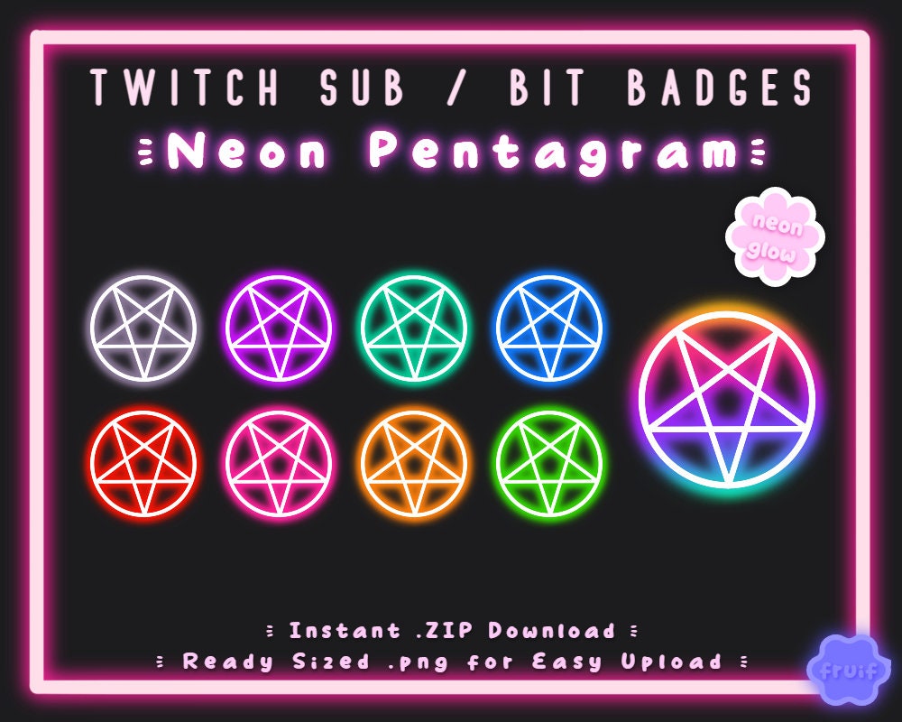 Pentagram Supernatural Neon Sign Super Mega Turbo Hell