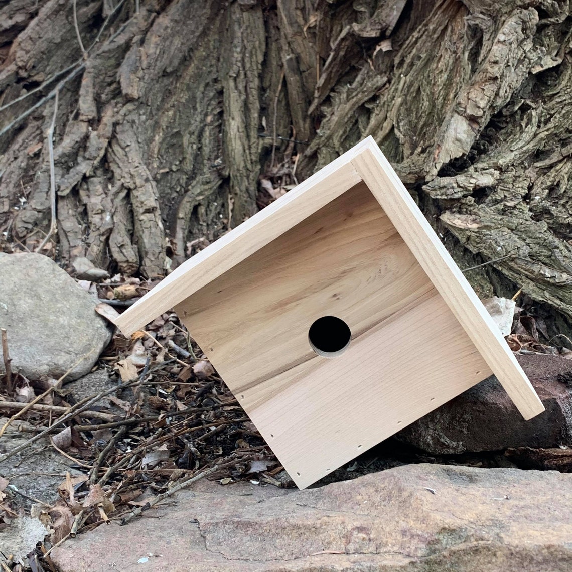 Wren Birdhouse Chickadee Birdhouse Wren Nest Box Etsy