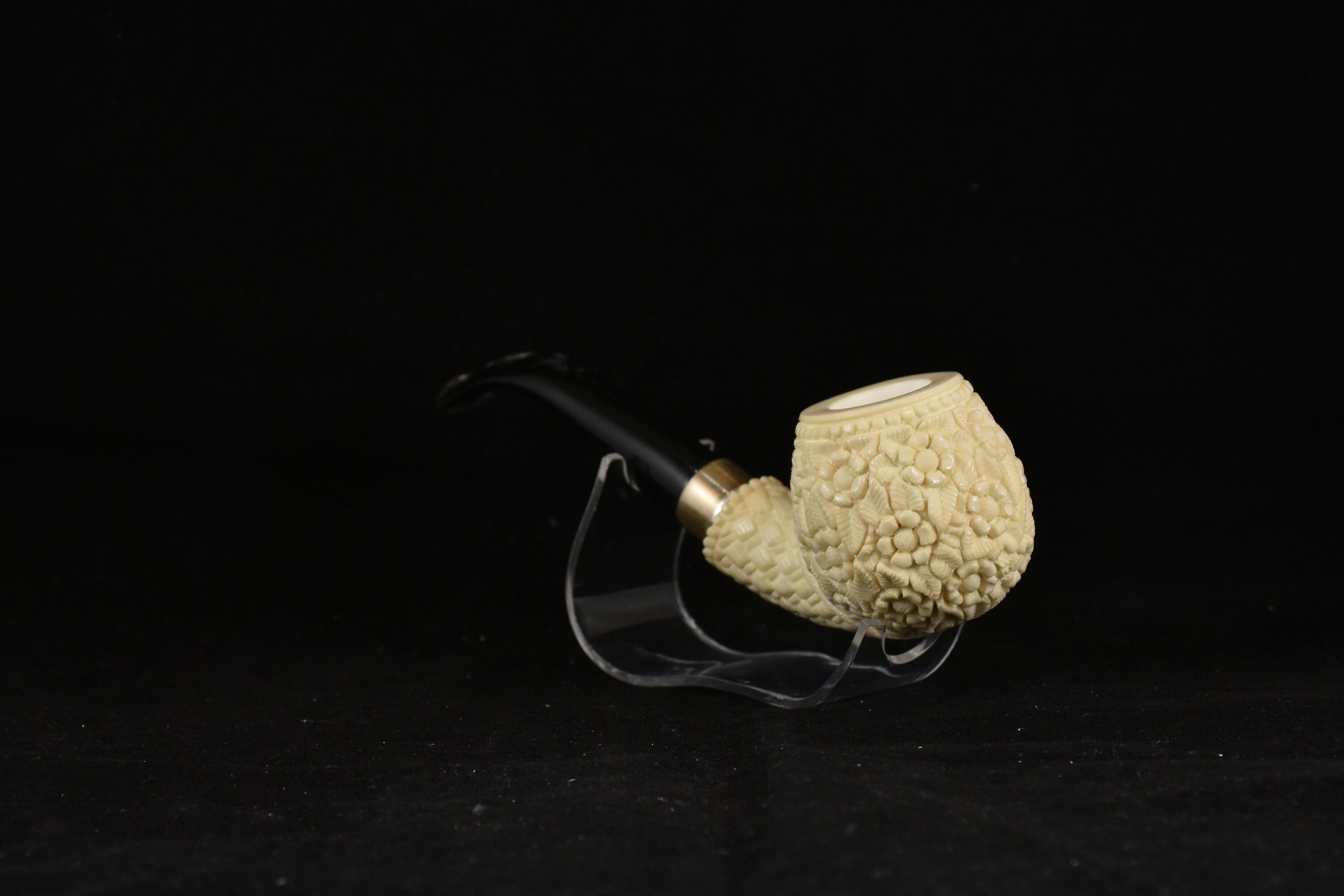 Embossed Floral With Flower Symbol Pipe Meerschaum Pipe - Etsy
