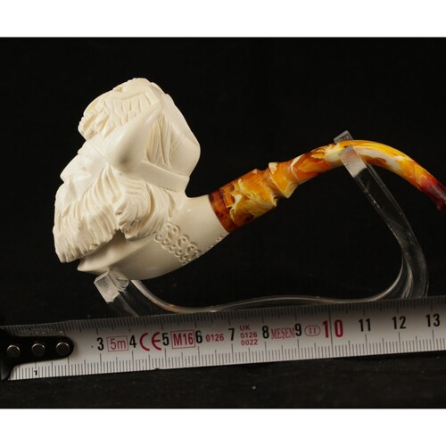 Viking Warrior Meerschaum Pipe, shops Handmade Viking Horns Meerschaum Pipes, Artisan Pipes, Block Meerschaum, Turkish Meerschaum, Figural Pipes