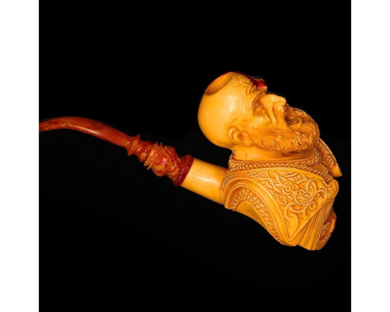 Viking Pipe Vikings Pipe Meerschaum Pipe Handmade Etsy