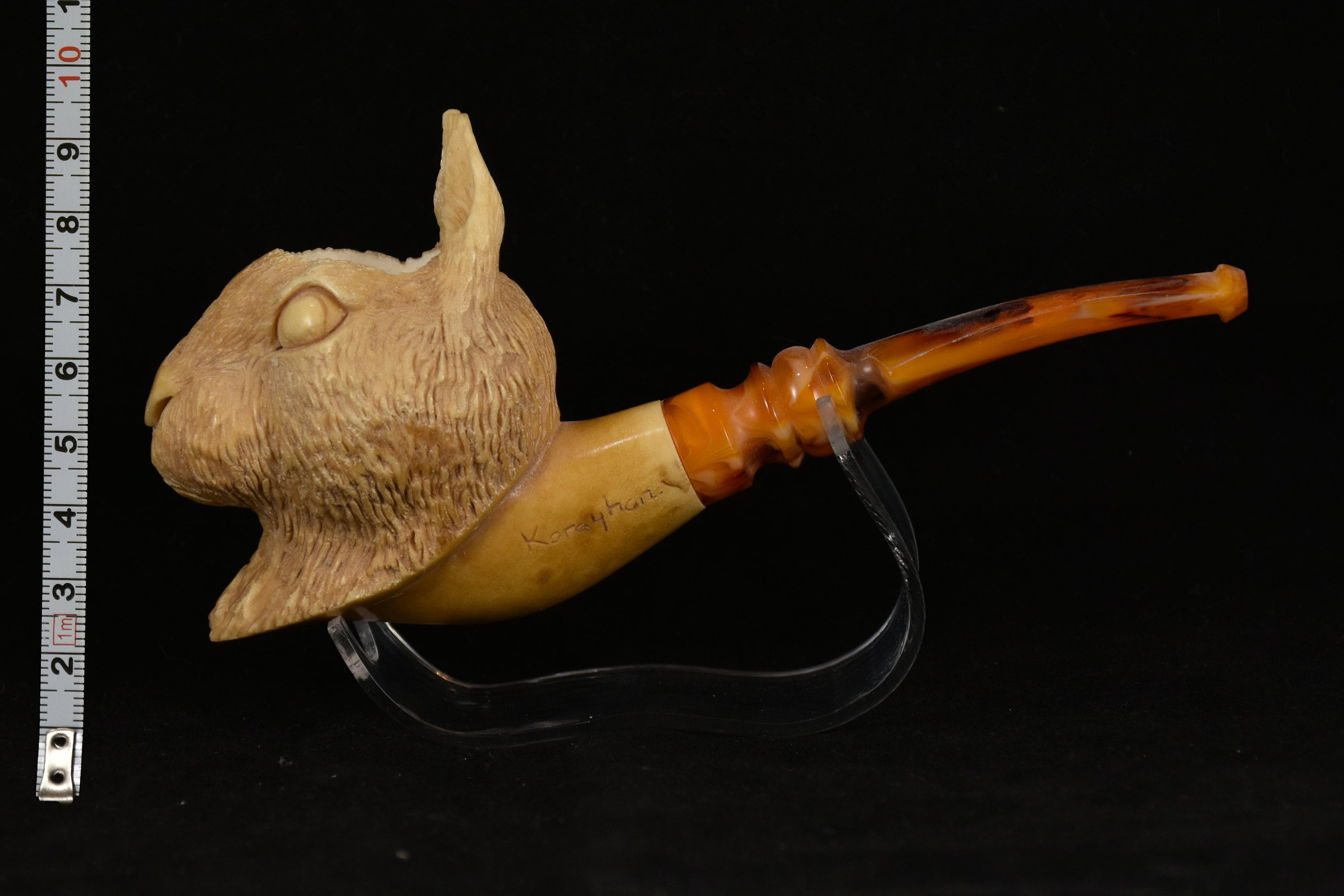 Rabbit Pipe, Customized Pipe, Personalized Handmade Meerschaum Pipes