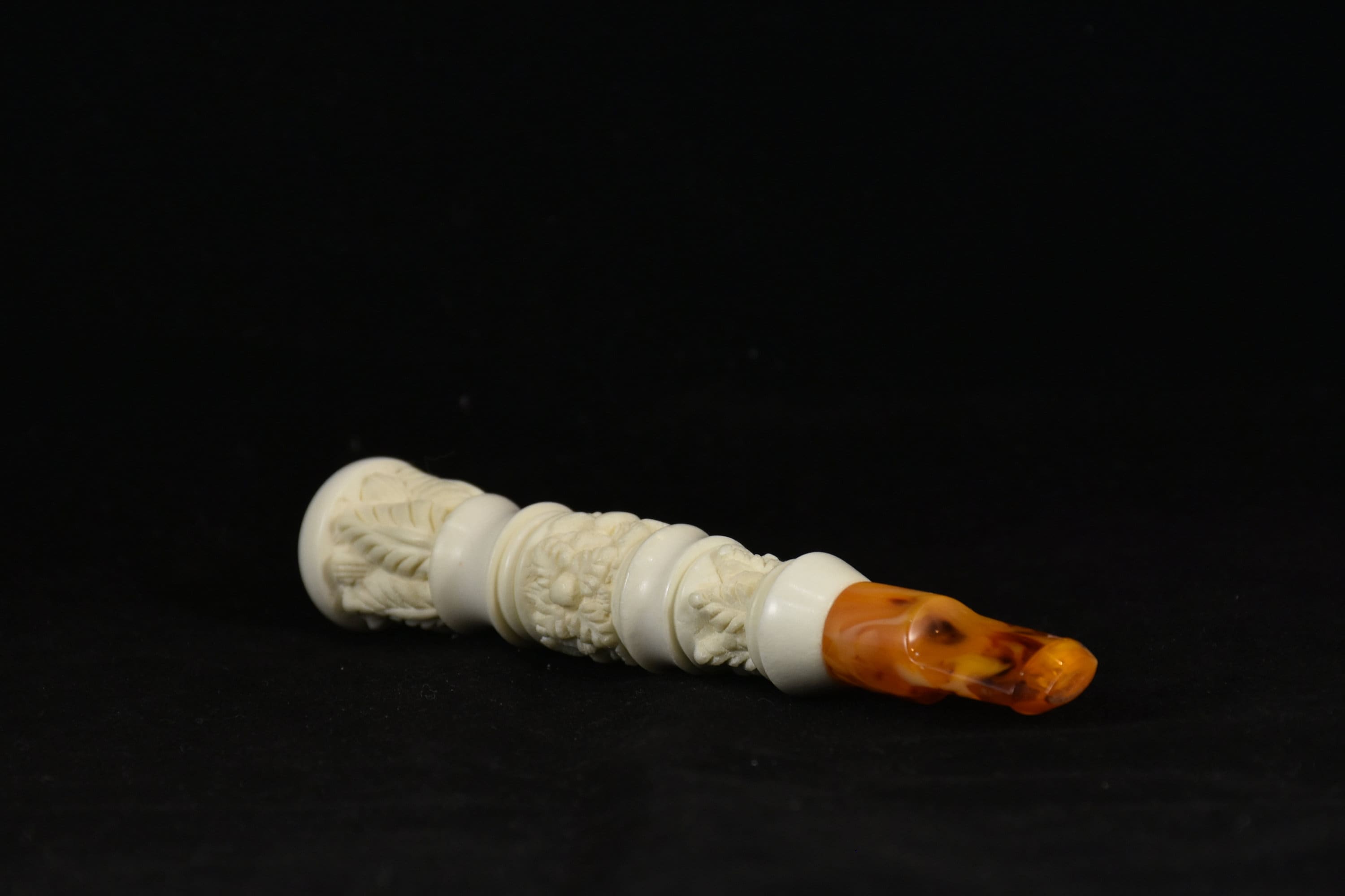 Hand Carved Cigarette Holder Meerschaum Holder Handmade Etsy