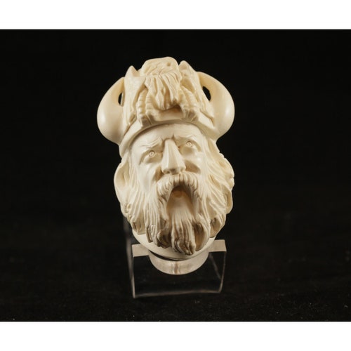 Viking Warrior Meerschaum Pipe, shops Handmade Viking Horns Meerschaum Pipes, Artisan Pipes, Block Meerschaum, Turkish Meerschaum, Figural Pipes
