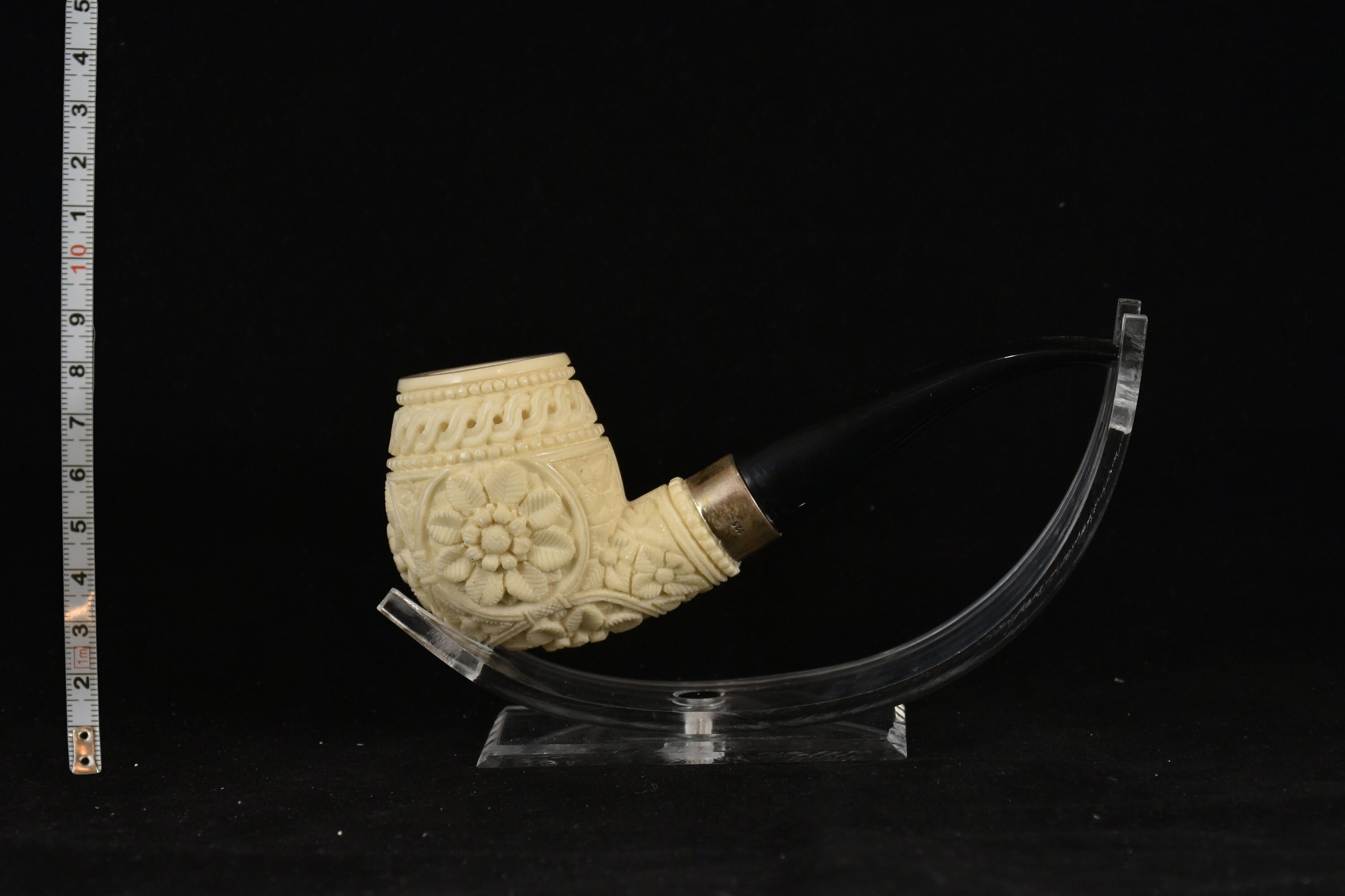 Embossed Floral Meerschaum Pipe Meerschaum Pipe Handmade - Etsy