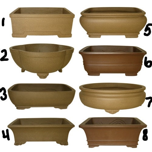 Oval Bonsai Pot - High Quality - Unglazed- 24