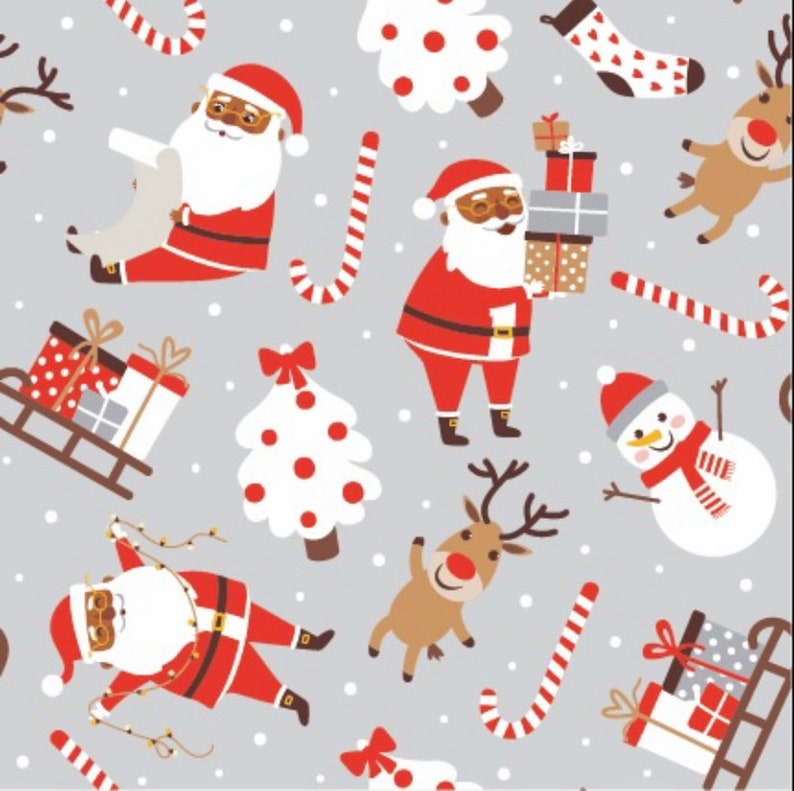 Black Christmas Wrapping Paper Etsy
