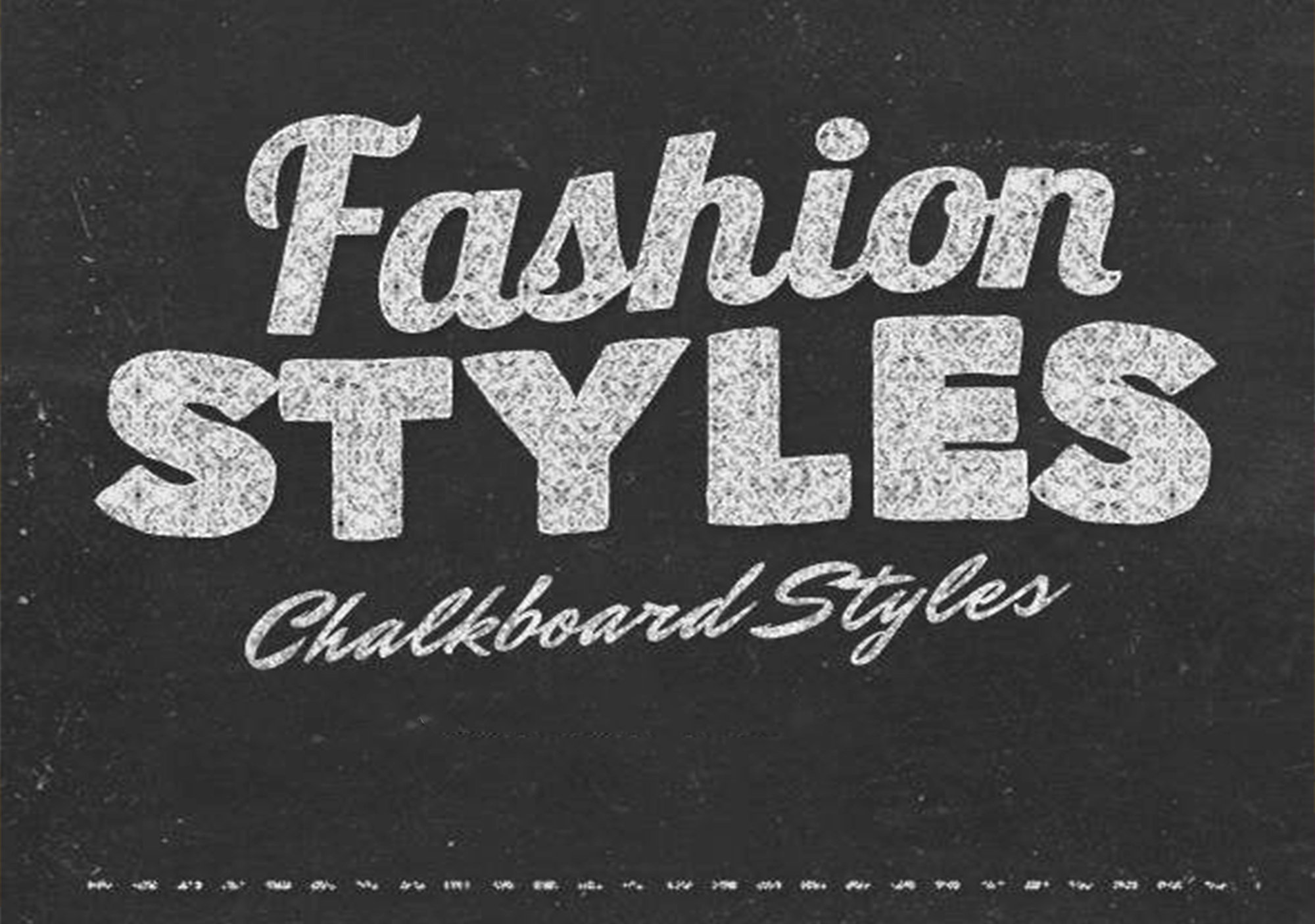 Chalkboard Layer Styles Chalkboard Styles Etsy