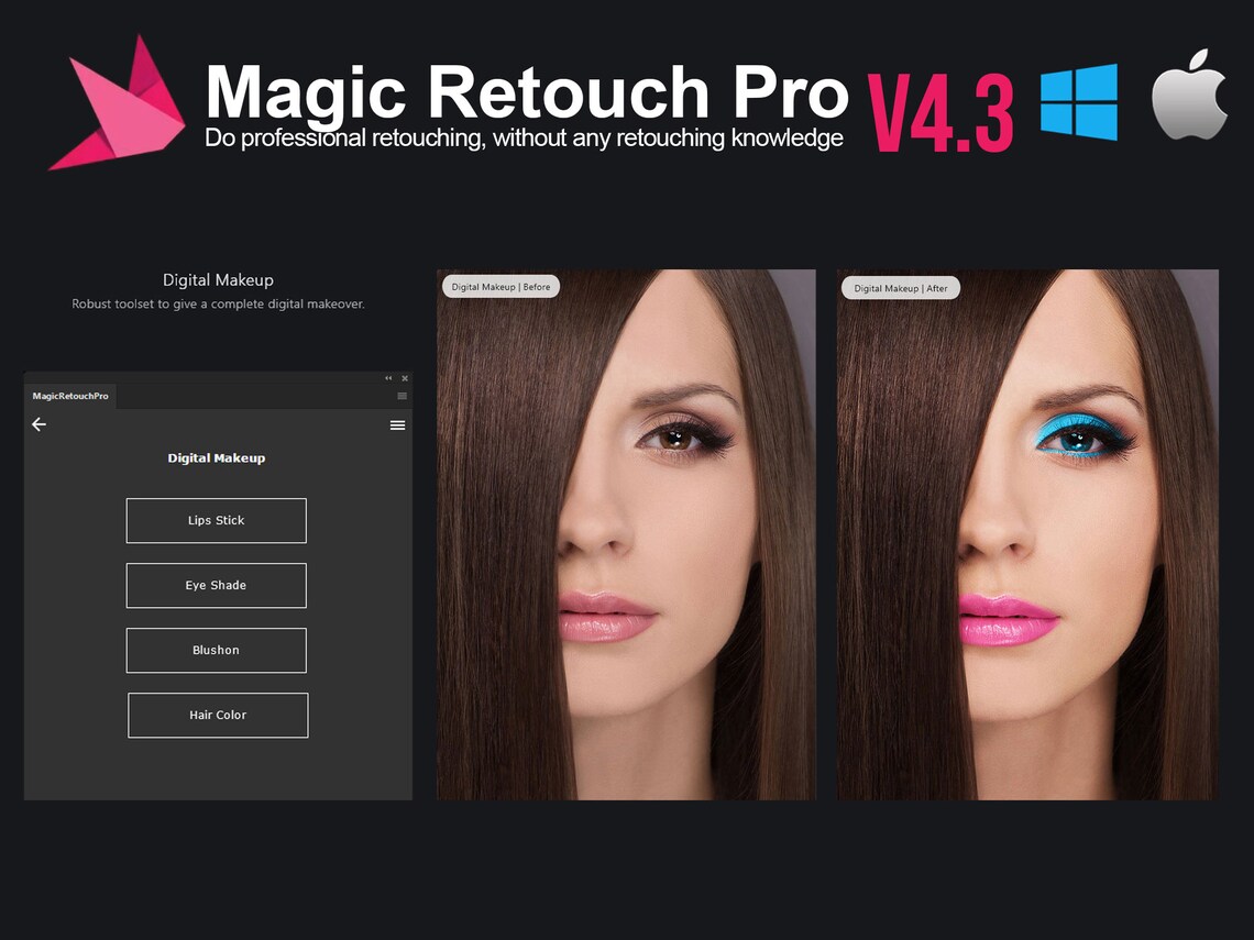 Magic Retouch PRO 4.3 Plugin Retouching Skin Etsy