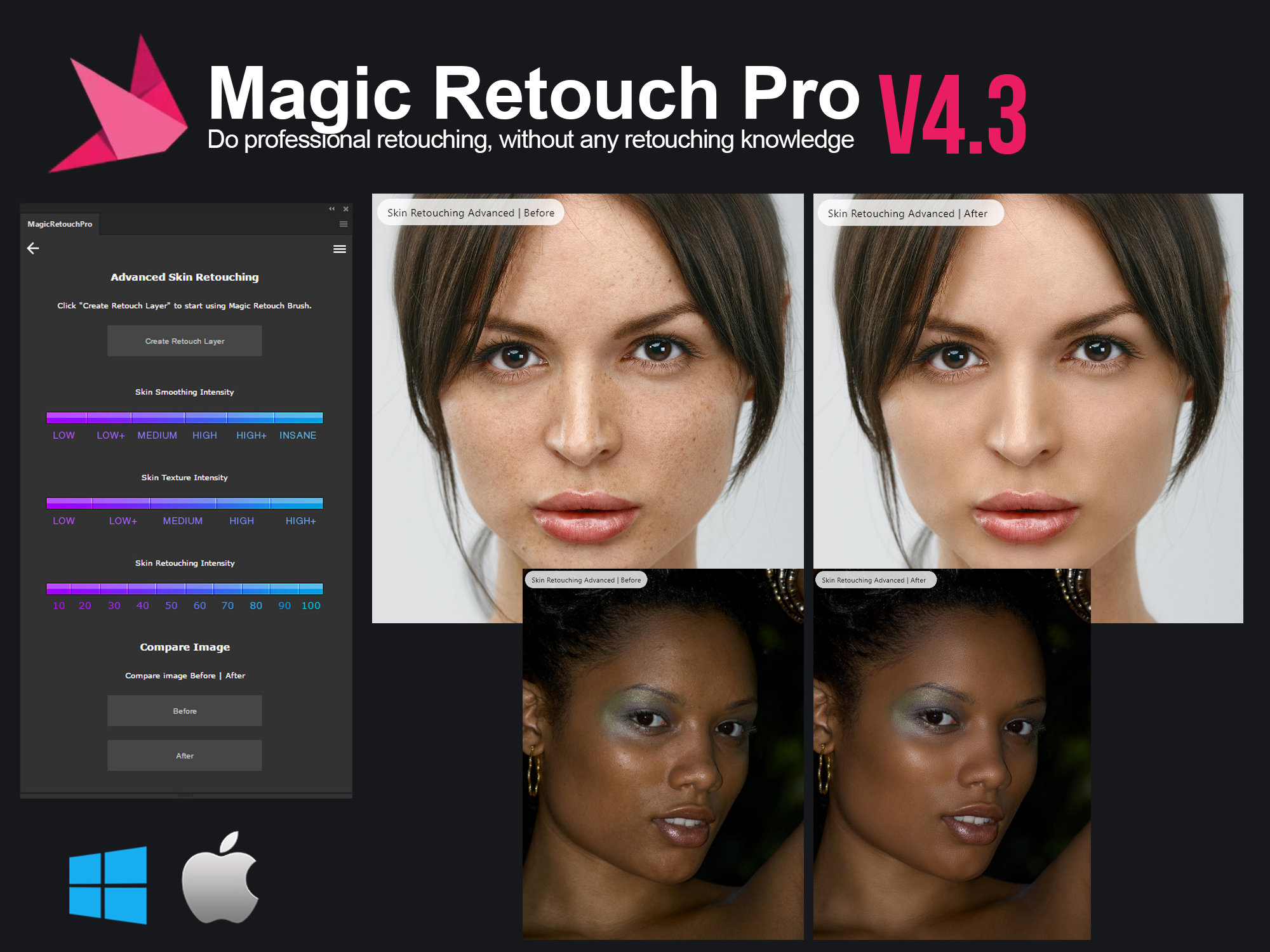 Magic Retouch PRO 4.3 Plugin Retouching Skin Etsy