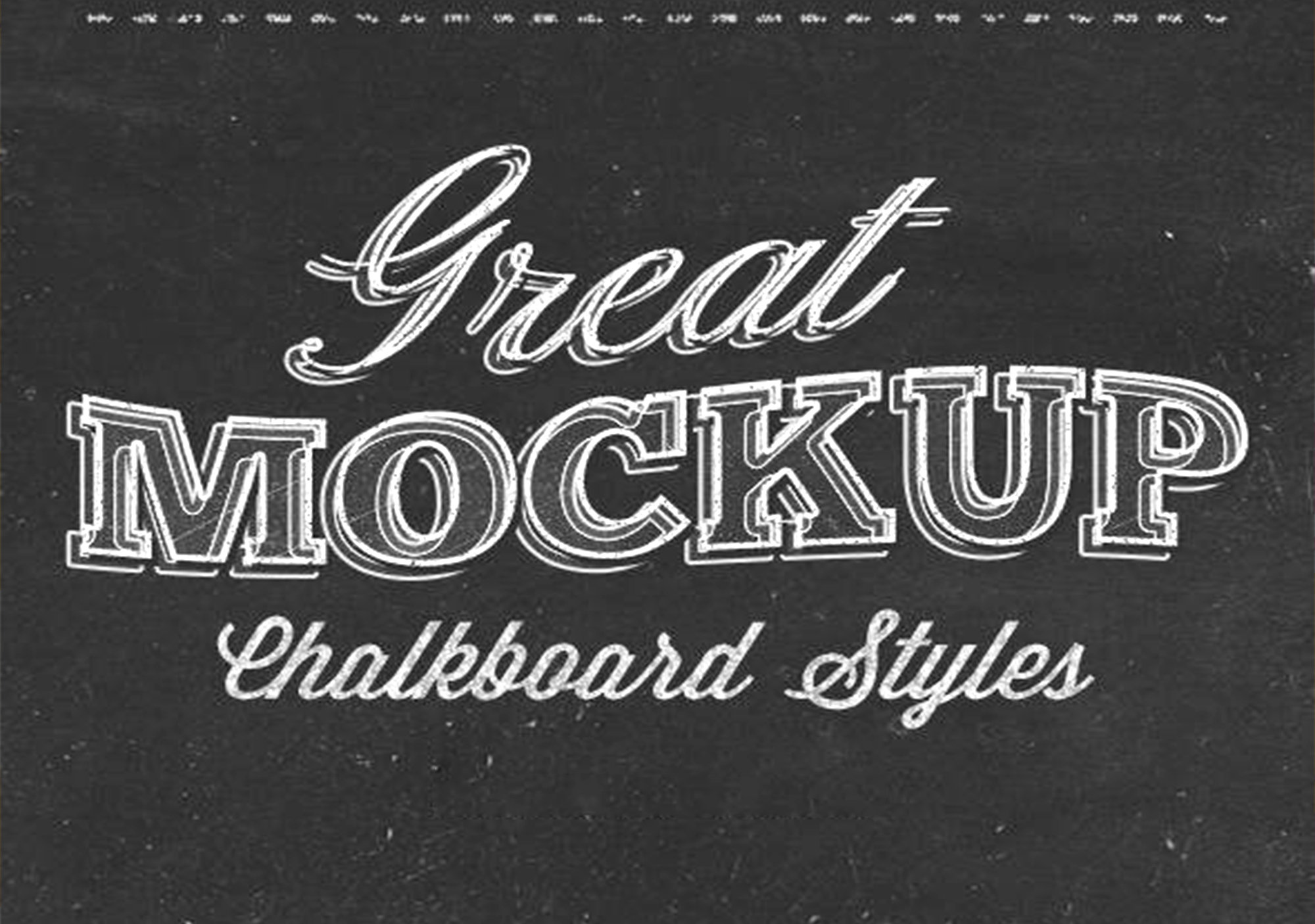 Chalkboard Layer Styles Chalkboard Styles Etsy