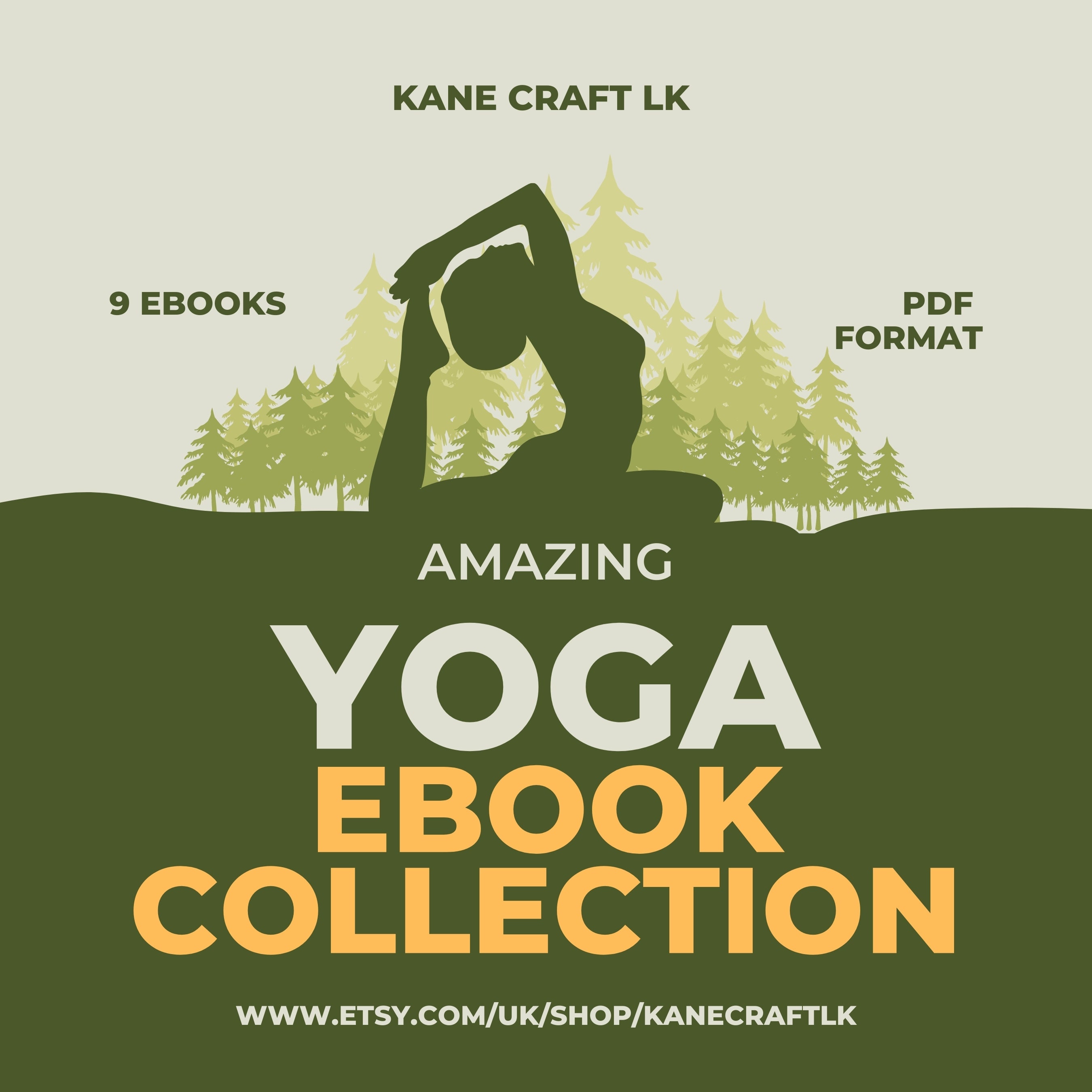 YOGA Fitness Guide eBooks // eBooks Collection Yoga Etsy