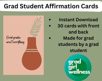 Cartes d'affirmation numériques pour les étudiants diplômés