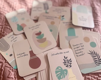 Cartes d'affirmation pour les étudiants diplômés