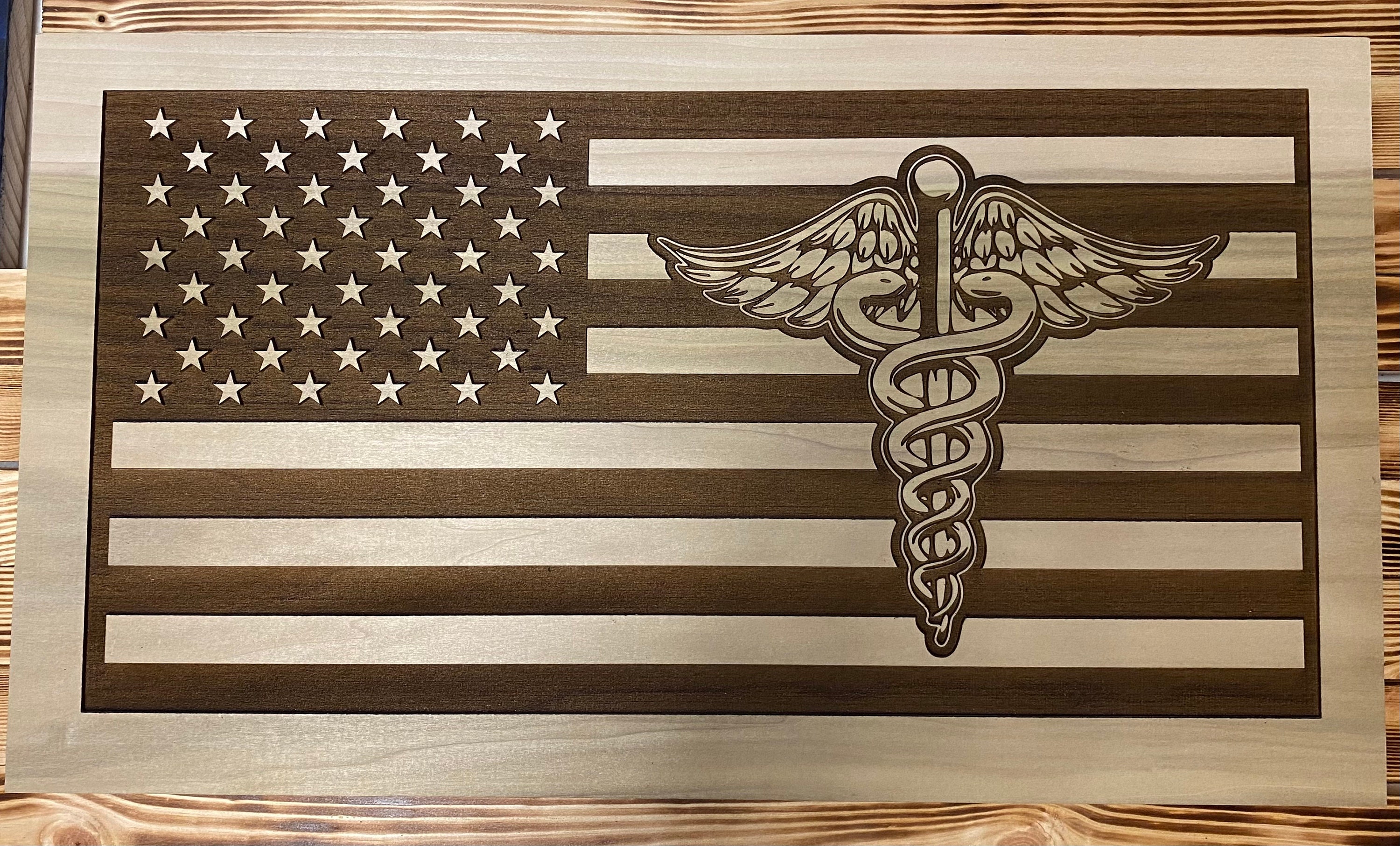 Medical wood sign / flag / plaque Etsy