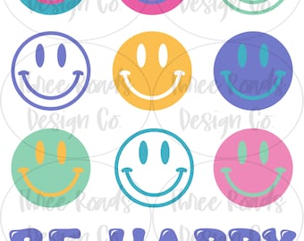 Wall Mural Happy emoticon smiley with eyes blinking - PIXERS.US