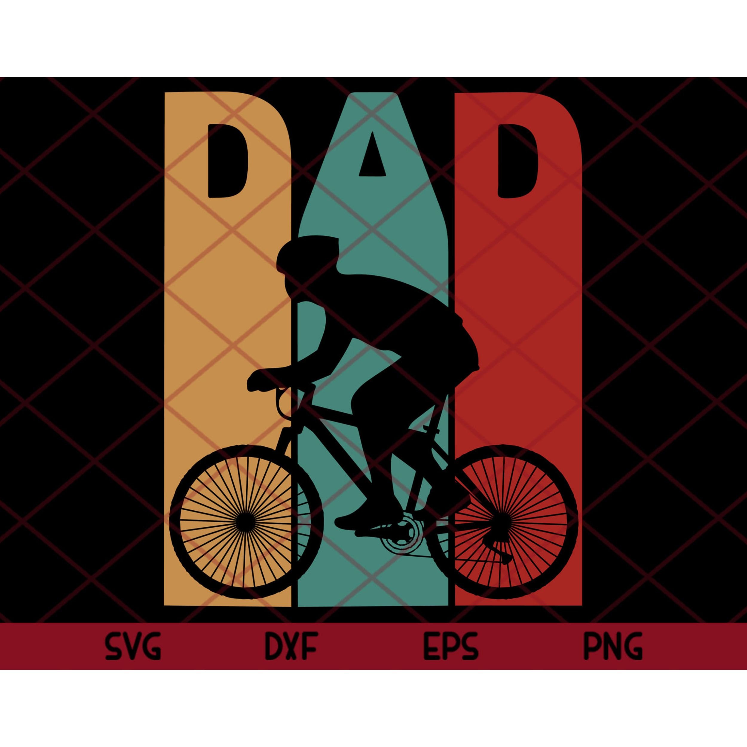 Vintage Bicycle Dad Fathers Day Gift Ideas Cycling Cycling | Etsy