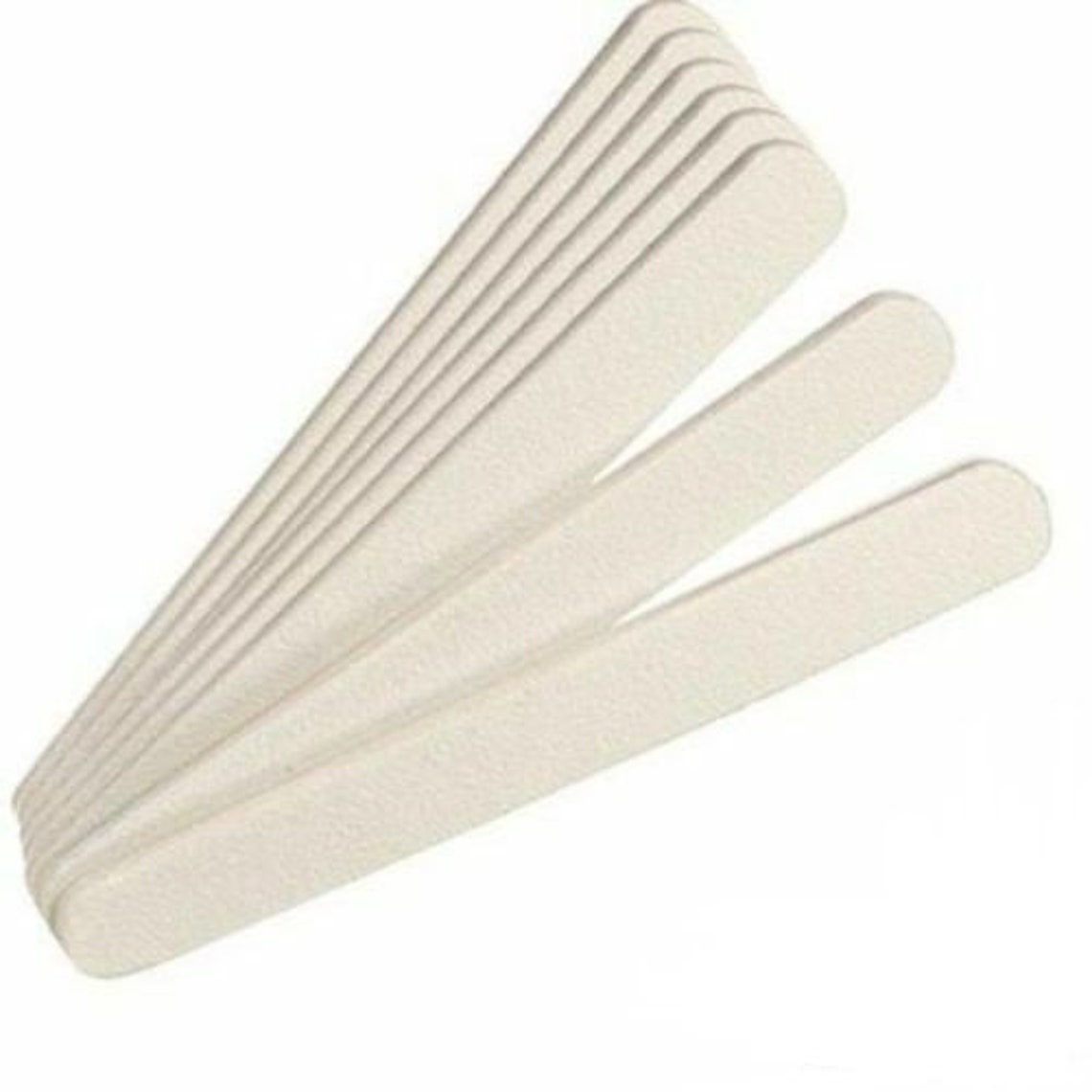 White Nail Files 100/180 Grit Emery Board Double Sided Etsy