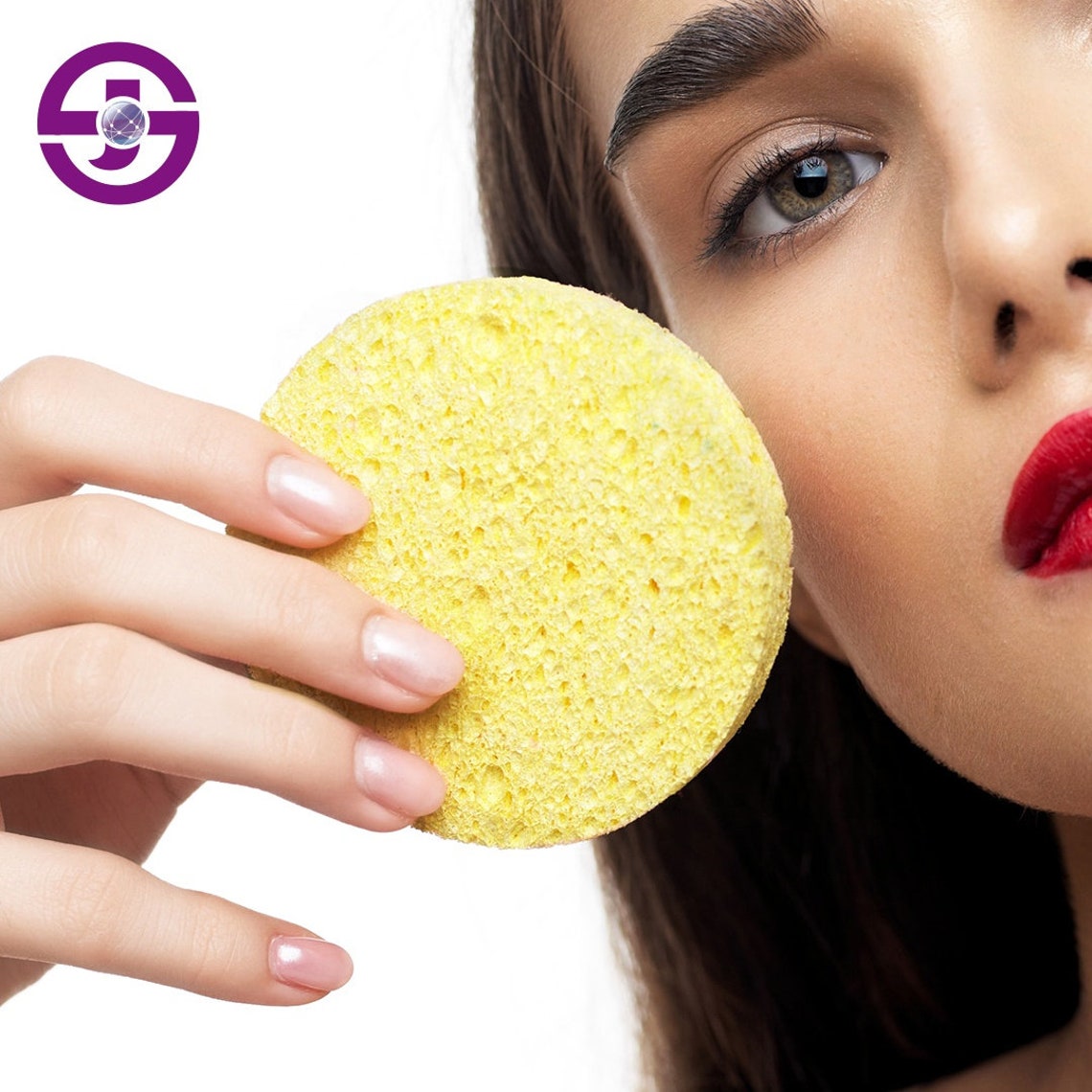 Compressed Facial Cleansing Sponge Etsy