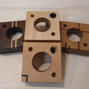 Hardwood Closet Rod Holder