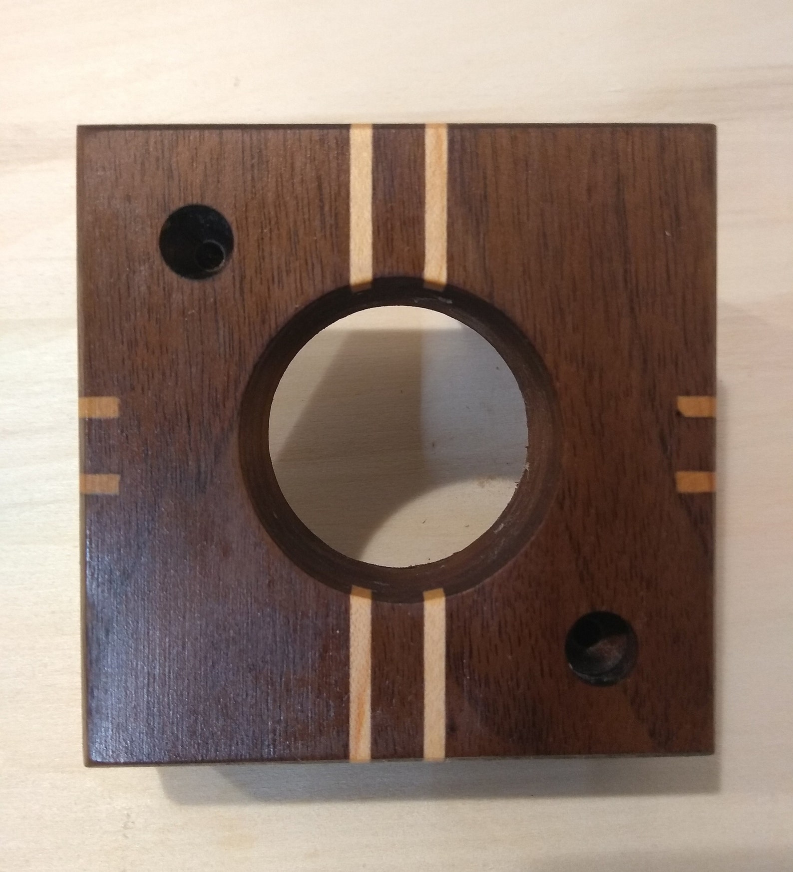 Hardwood Closet Rod Holder Etsy