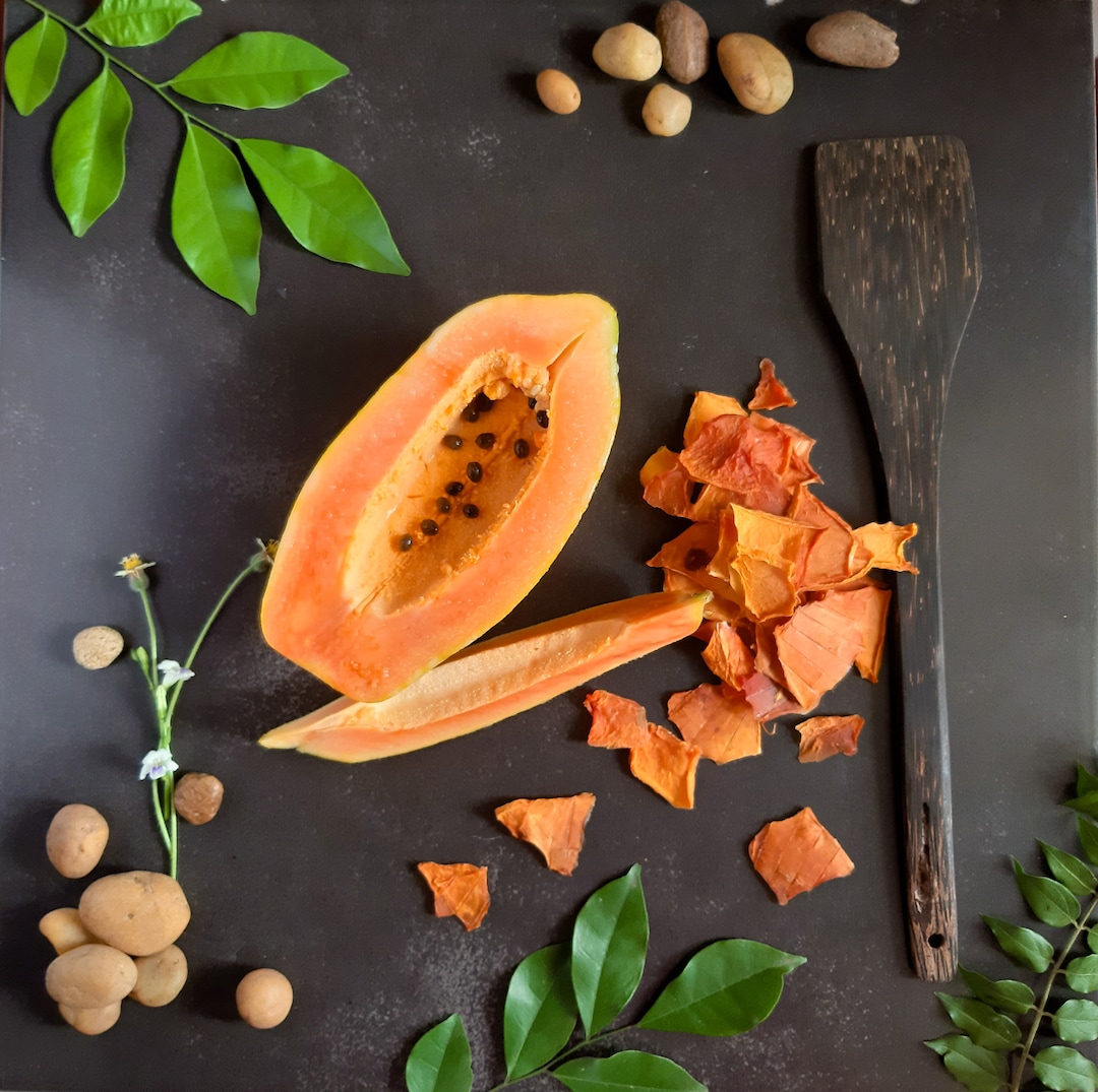 Dried Carica Papaya, Organic Dried Fruit Papaya, Vegan Snack Etsy