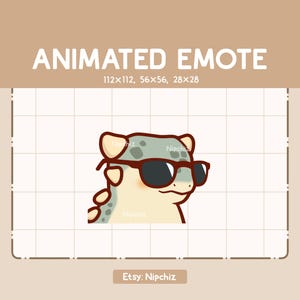 Animated Emote Kawaii Dino Ankylosaurus With Black Sunglasses Is Vibing By Waving His Head - Adorable Cartoon Emote