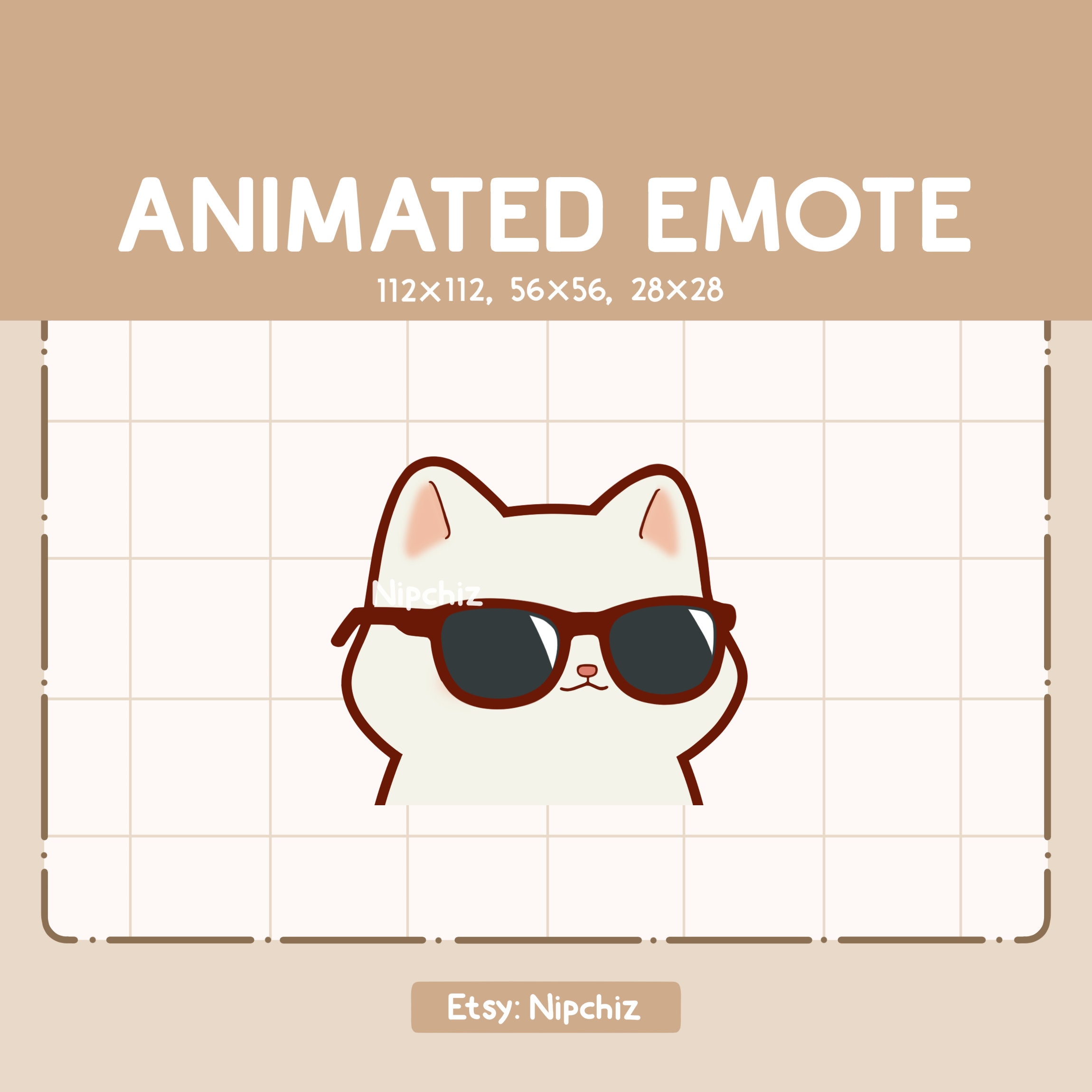 Cat Smirking Sticker