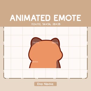 Gesto animado de adorable panda rojo que se aleja / Gesto chibi adorable / Gesto de dibujos animados para transmisión