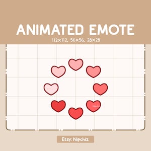 Può includere: Emoticon animato di un cuore rosa e rosso che ruota in un cerchio. L'emoticon è disponibile in tre dimensioni: 112x112, 56x56 e 28x28 pixel.