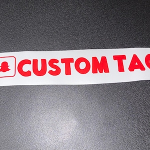 Custom Snapchat tag sticker, car guy car girl gifts, bumper sticker, vinyl decals, gifts, Toyota, Nissan, Jdm, custom, car accessories