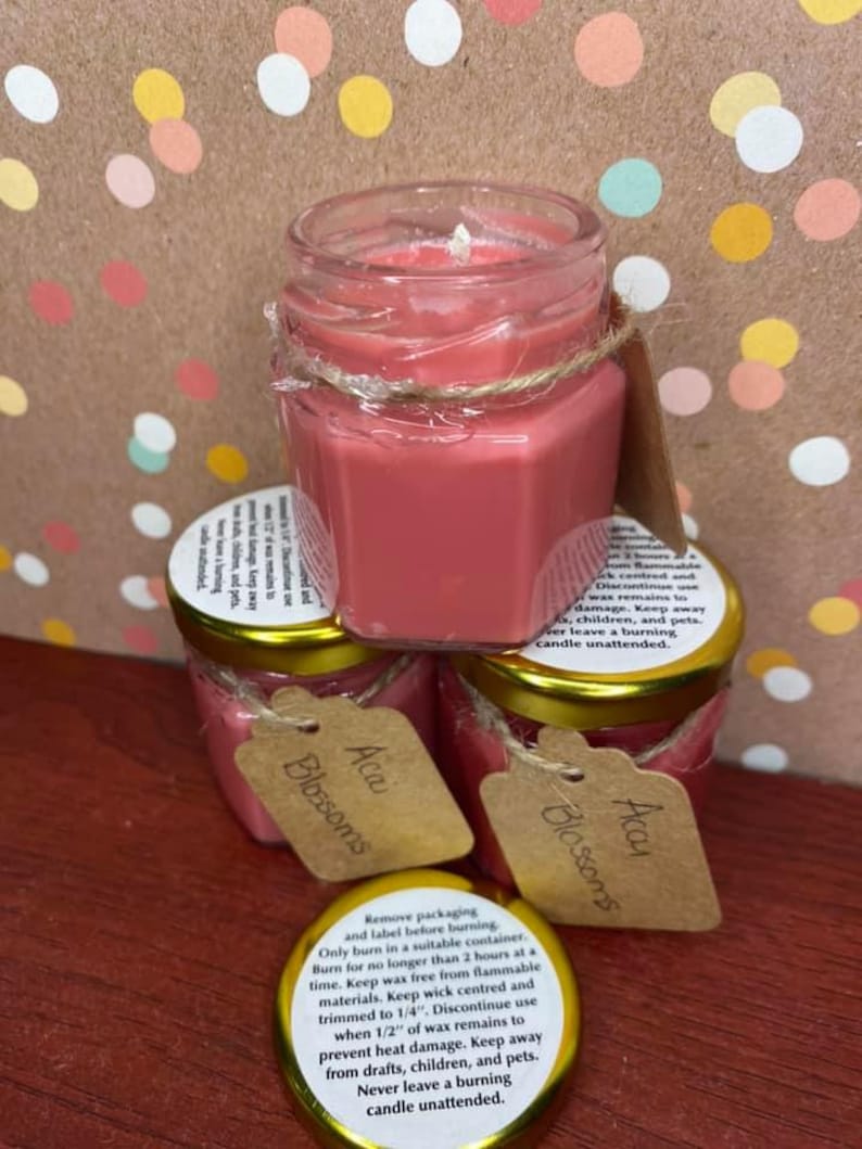 Acai Blossom Soy Candle Soy Wax Melt 100 Biodegradable Etsy