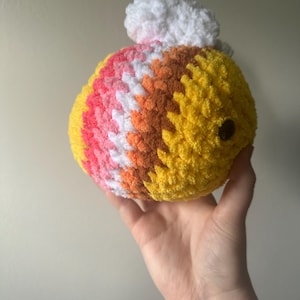 Lesbian Pride Bee | lesbian | Pride Plush | Crochet Plushie | Bee