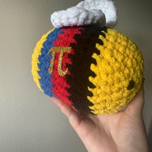 Poly Pride Bee | Polysexual | Pride Plush | Crochet Plushie | Bee