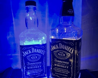 JACK DANIEL’S プールバーライト ビンテージ✨超レア✨ Upcycled Jack Daniel's Bottle Light: Whiskey Decor With Fairy