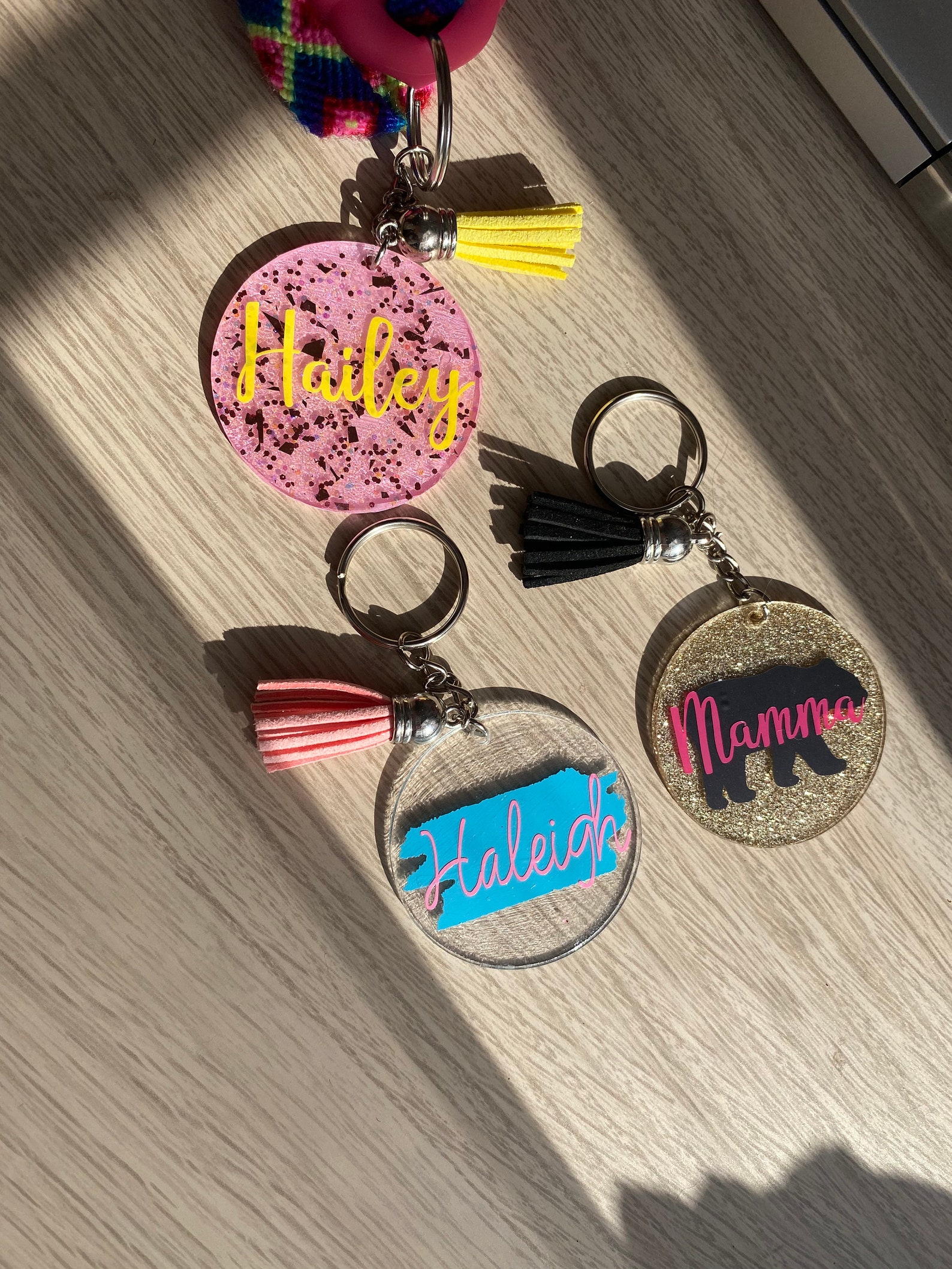 Llavero acrílico personalizado / Regalo de San Valentín Etsy