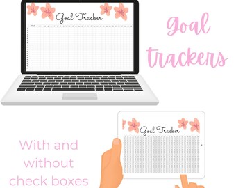 Goal Trackers | 2020| Habit Tracker | Daily Routines | Productivity