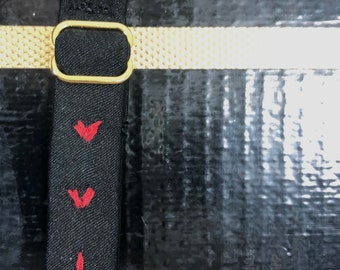 Gold Canvas Art, Emily Dickinson Daguerrotype & Garter Strap