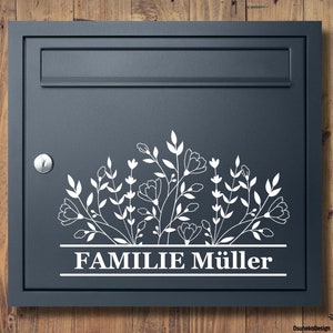 Mailbox sticker personalized | Vinyl sticker family name front door mailbox window sticker personalization name first name |3|