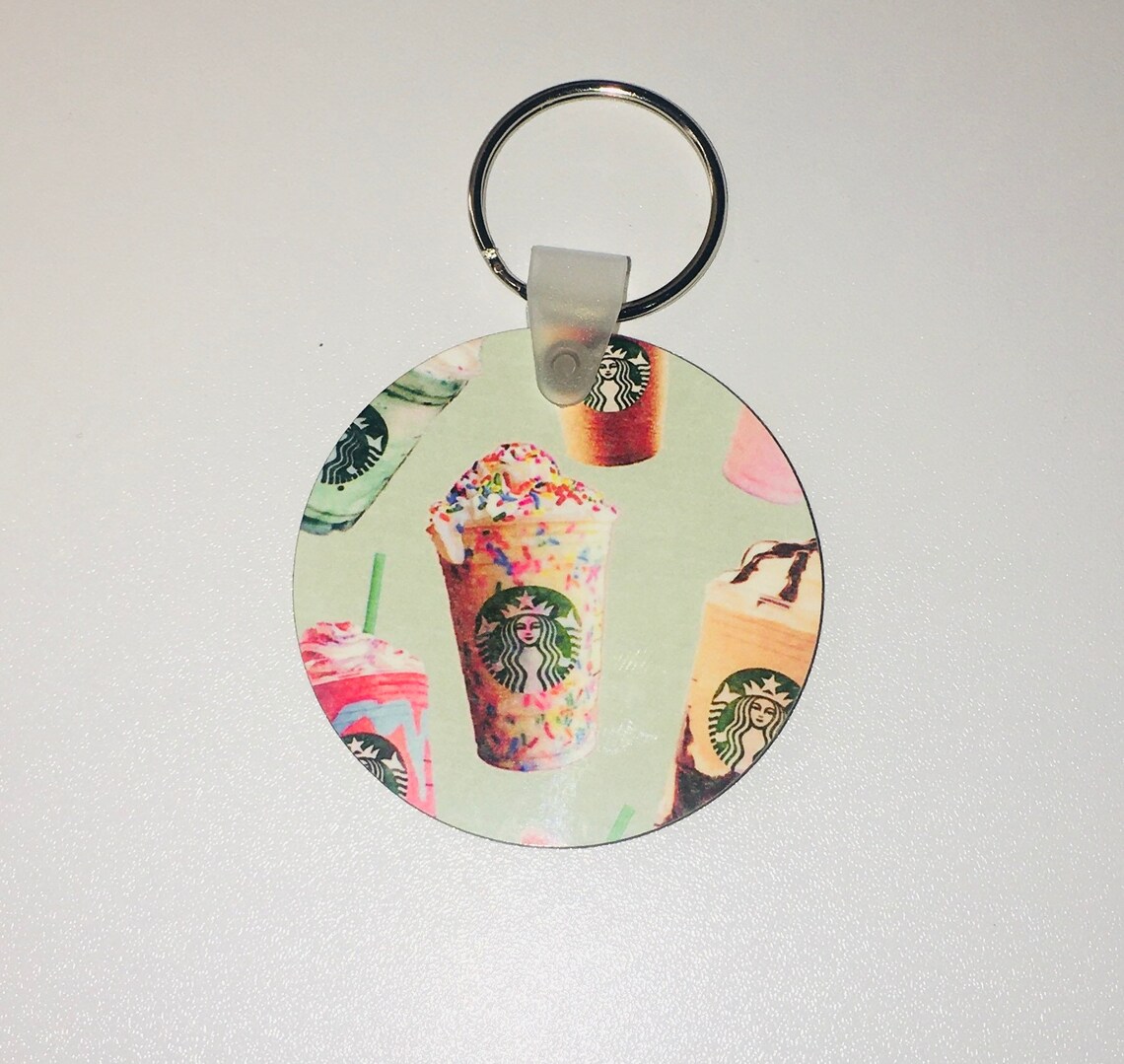 Starbucks Keychain Etsy