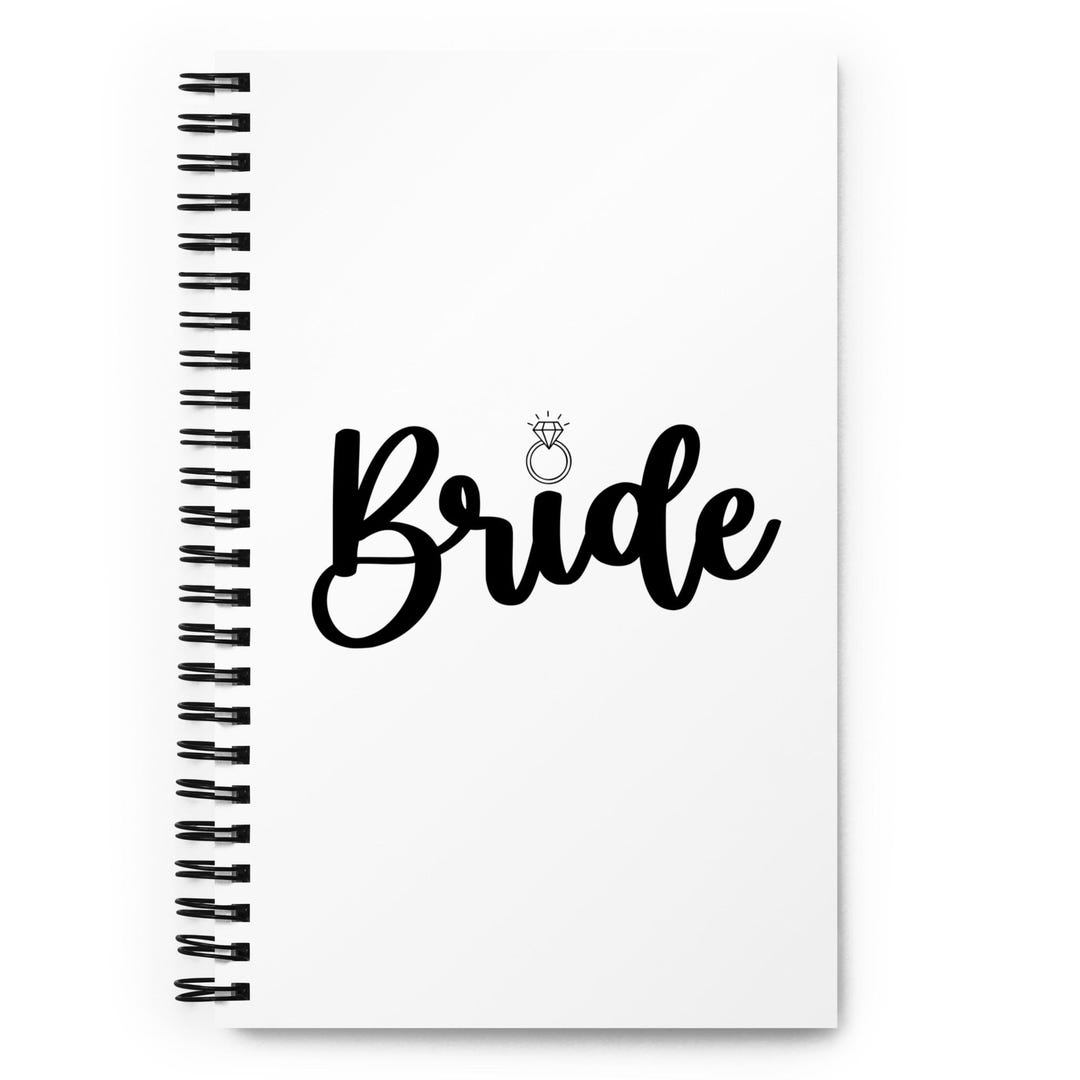 Wedding Spiral Notebook for Bride, Wedding Notebook for Planning, Bride ...