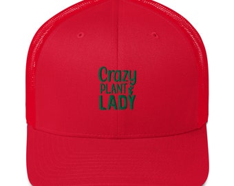 Gorra de camionero para mamá de plantas para el verano, gorra de camionero para jardinero, gorra de mamá de plantas como regalo para el día de la madre, gorra de mujer loca de las plantas, gorra como regalo para mamá