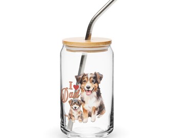 Vaso con forma de lata para papás perrunos, regalo para amantes de los perros, regalo del Día del Padre, regalo de cumpleaños para papá, regalo para él, idea de regalo para papás perrunos